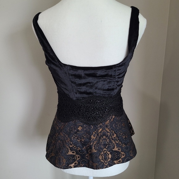 Bebe peplum jacquard top - Picture 9 of 9